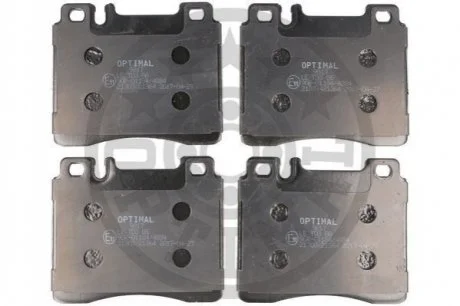 KLOCKI HAMULCOWE MERCEDES-BENZ S-CLASS (W140), S-CLASS COUPE (C140) 91-99 PRZOD SZT OPTIMAL BP09817