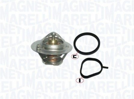 FORD Термостат с прокладкой t-82C Fiesta V 01-, Focus II 04-, Mazda 2 03- MAGNETI MARELLI 352317101870