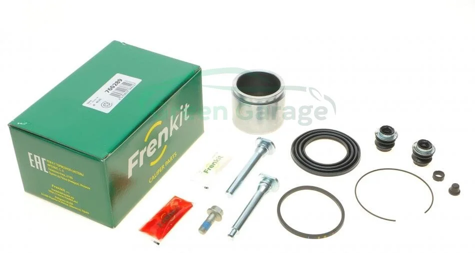 Ремкомплект суппорта (переднего) Toyota Camry 96-03 (d=60mm)(Akeb)(+2 поршня/направляющая) FRENKIT 760289 (фото 1)