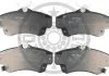 KLOCKI HAMULCOWE CHRYSLER PT CRUISER (PT), PT CRUISER CONVERTIBLE 00-10 PRZOD SZT OPTIMAL BP12089 (фото 1)