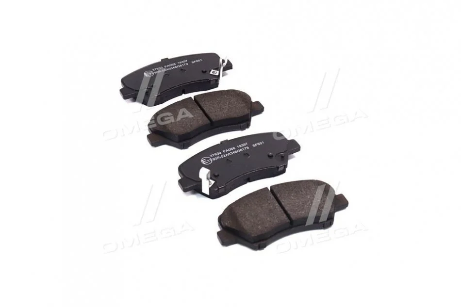Гальмівні колодки диск.передні Hyundai i30, Kia Ceed,Rio III,Sorento II 1.1CRDi-2.4i 09- A.B.S. 37930 (фото 1)