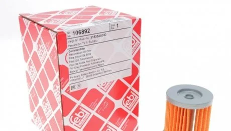 Фильтр масляный АКПП SUBARU FORESTER, IMPREZA 11- (пр-во FEBI) FEBI BILSTEIN 106892