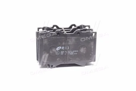 Гальмівні колодки дискові перед.Toyota Land Cruiser Prado II (J120) 02-/Hilux 07- REMSA 070704