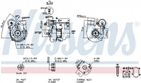 TURBOSPRКЇARKA CITROЛN JUMPER 02- FIAT DUCATO 94- PEUGEOT BOXER 02- NISSENS 93041