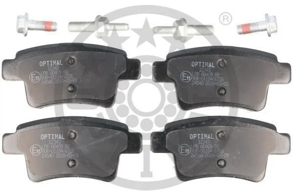 Колодки тормозные (задние) Citroen C4 Picasso/Grand Picasso 06-13/Peugeot 408 10- OPTIMAL BP12343 (фото 1)