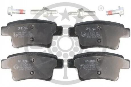 Колодки тормозные (задние) Citroen C4 Picasso/Grand Picasso 06-13/Peugeot 408 10- OPTIMAL BP12343