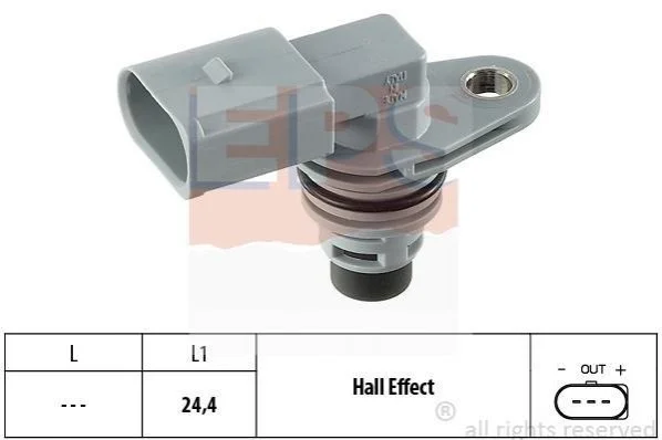 Датчик положення р/вала Audi A2, A3 VW Golf V/Plus, Jetta III 1.4TSI, 1.6FSI 02- EPS 1953368 (фото 1)
