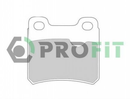 Колодки тормозные задние (15.7mm) OPEL Kadett GSI 88-91, Vectra 2,0/2,5 V6 88-95 PROFIT 50000586