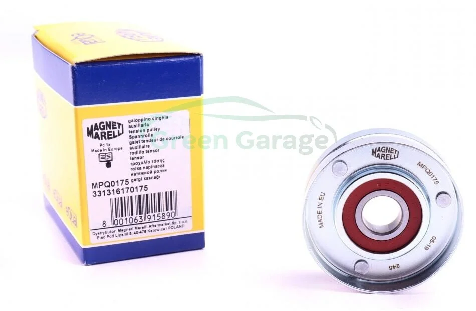 Ролик натяжной AUDI, SEAT, SKODA, VW (пр-во Magneti Marelli, кор. код MPQ0175) MAGNETI MARELLI 331316170175 (фото 1)