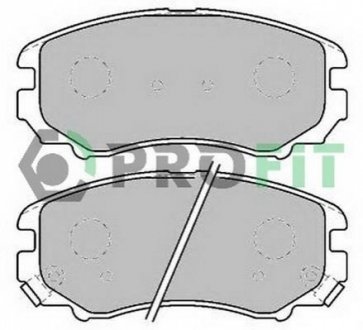 Гальмівні колодки дискові перед. Hynday Tucson 01-/Sonata 04-/Elantra 06-11 PROFIT 50001733