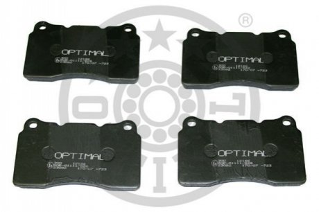 KLOCKI HAMULCOWE VOLVO S60 I (384), V70 MK II (285) 02-10 PRZOD SZT OPTIMAL BP12166