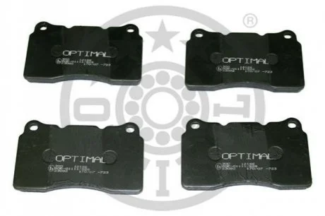 KLOCKI HAMULCOWE VOLVO S60 I (384), V70 MK II (285) 02-10 PRZOD SZT OPTIMAL BP12166
