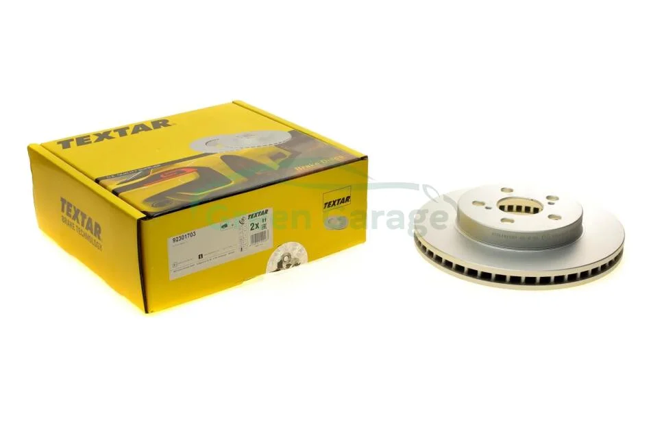 TARCZA HAMULCOWA 255X25 V 5-OTW TOYOTA PRIUS 1,8H 15> PRZOD PRO SZT TEXTAR 92301703 (фото 1)