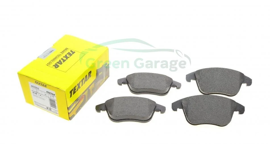 KLOCKI HAMULCOWE FORD MONDEO V 12> PRZOD 18,8-20,1MM BEZ CZUJN. KPL TEXTAR 2433205 (фото 1)
