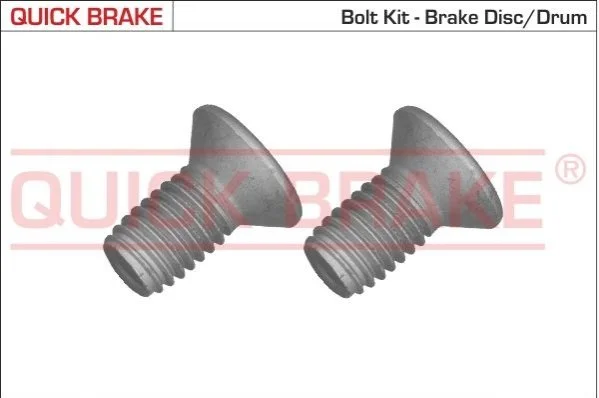 KPL=2SZT!!!! ЧRUBA TARCZY HAM. LAND ROVER P./T. DISCOVERY/RANGE ROVER 11- QUICK BRAKE 11670K (фото 1)