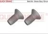 KPL=2SZT!!!! ЧRUBA TARCZY HAM. LAND ROVER P./T. DISCOVERY/RANGE ROVER 11- QUICK BRAKE 11670K (фото 1)