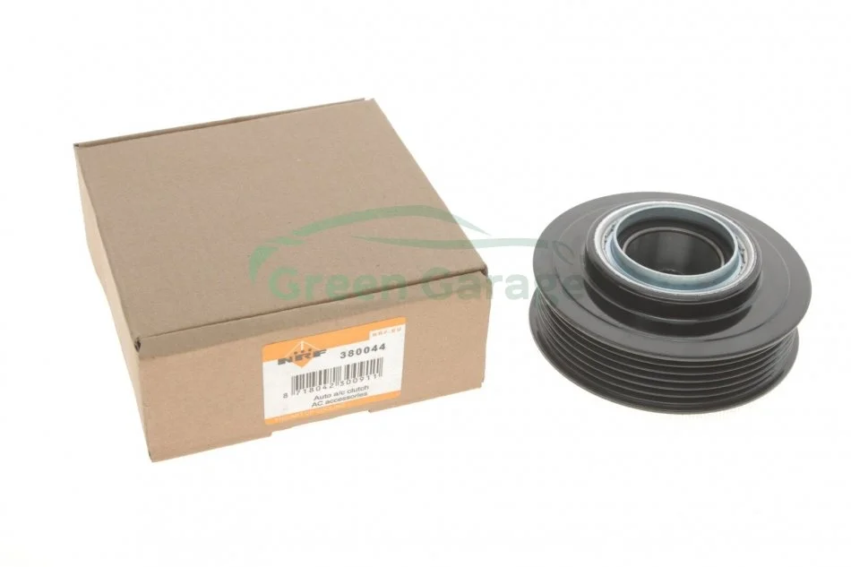 Муфта компресора кондиціонера DENSO 6SEU14C 6PK/100MM 12V AUDI A4/A6 01- NRF 380044 (фото 1)