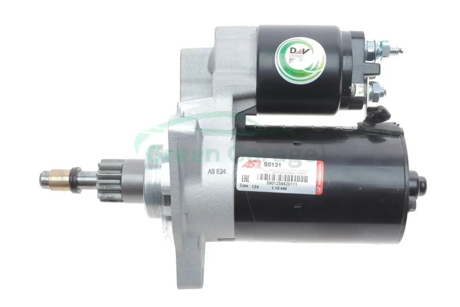 Стартер AUTOSTARTER VW CARAVELLE 1.8 90-92, TRANSPORTER 2.0 90-03 AS S0131 (фото 1)