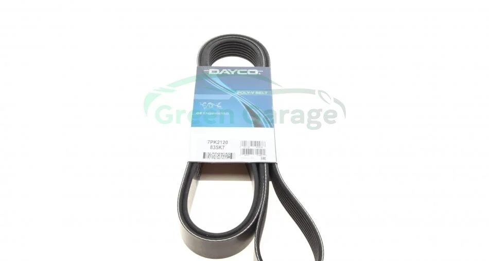 Ремінь поліклиновий TOYOTA LAND CRUISER/4 RUNNER 4,0 03- DAYCO 7PK2120 (фото 1)