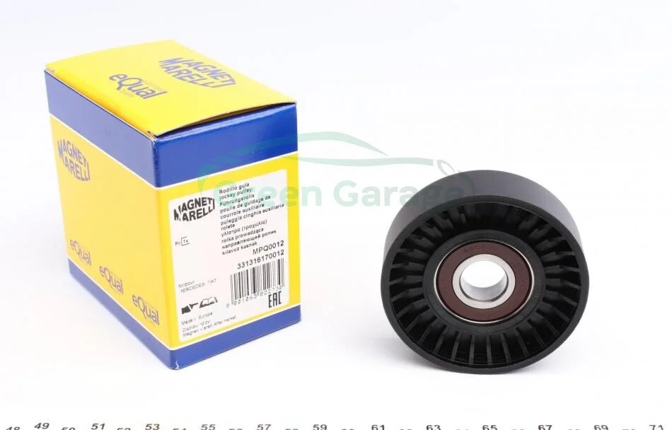 Ролик натяжной MERCEDES-BENZ (пр-во Magneti Marelli, кор. код MPQ0012) MAGNETI MARELLI 331316170012 (фото 1)