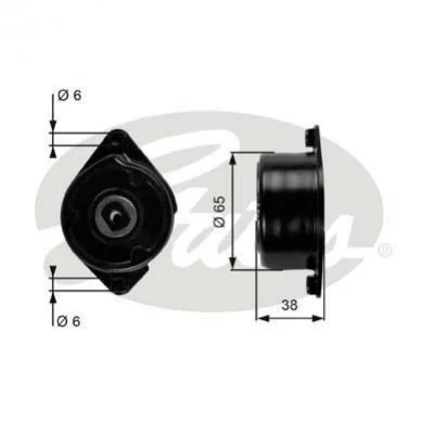 Натягувач ременя генератора, 2.0\3.0D Freelander, Range Rover 02-12 GATES T39089 (фото 1)