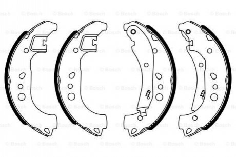 SZCZКKI HAM SEAT IBIZA V/ VW POLO 1.0, 2.0 01.17- TYЈ BOSCH 0986487959