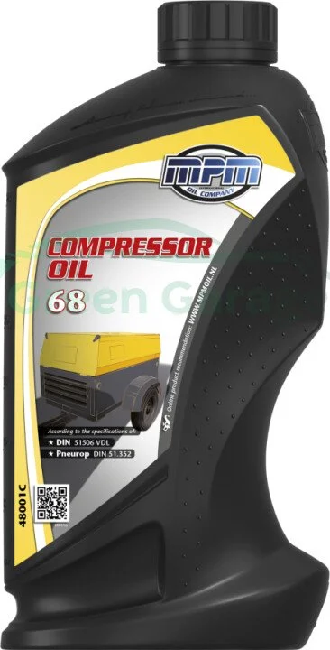 OLEJ COMPRESSOR OIL 68 1L MINERAL DIN 51506 VDL, PNEUROP DIN 51352 MPM 48001C (фото 1)