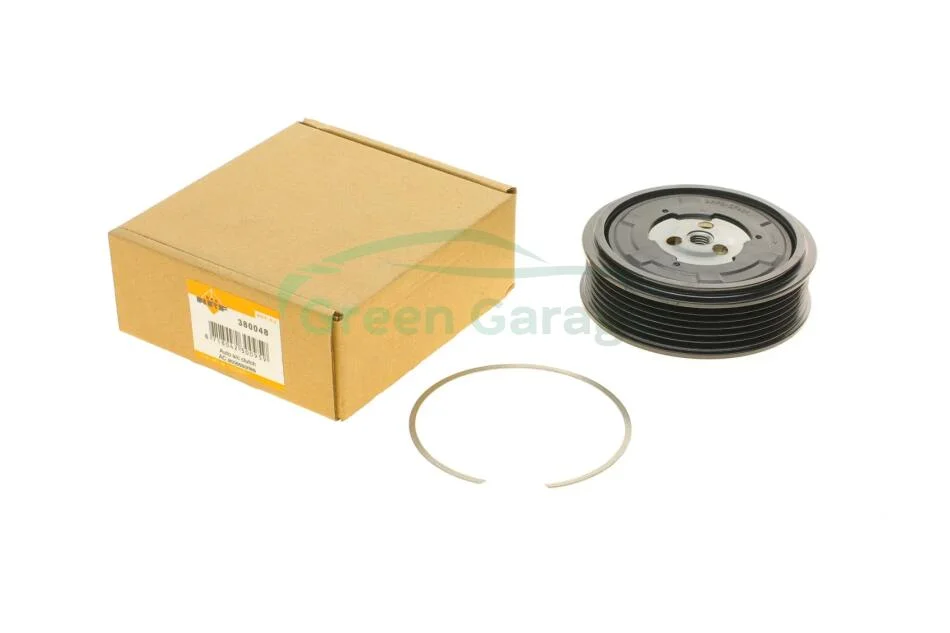 Муфта компресора кондиціонера DENSO 6SE/7SE 6PK/100MM 12V AUDI A4 01- NRF 380048 (фото 1)