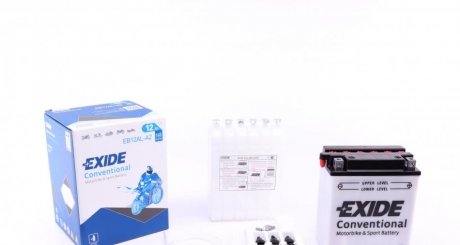 АкумуляторMOTOR 12V 12AH 165A YB12AL-A2/EB12AL-A2 [135X80X160] EXIDE EB12ALA2