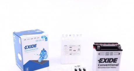 Акумулятор 12Ah-12v Exide (EB12AL-A2) (134х80х160) R, EN165 EXIDE EB12ALA2