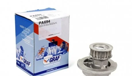 Помпа води, Chevrolet 1.5 Aveo, Lacetti 03-/Daewoo 1.4-1.5 Lanos 97- GRAF PA694