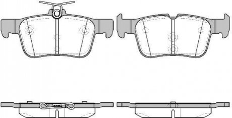 KLOCKI HAMULCOWE FORD MONDEO/KUGA/GALAXY 14> 16MM TYL SZT ROADHOUSE 2155142