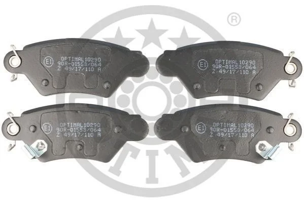 Колодки тормозные (задние) Opel Astra G 98-05/Chevrolet Corsa 94-02 OPTIMAL BP10290 (фото 1)