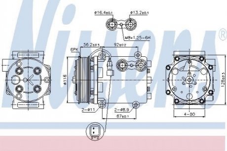 SPR╩пARKA KLIM FORD FIESTA VI 08-/MAZDA 2 07- [NOWA] NISSENS 89551