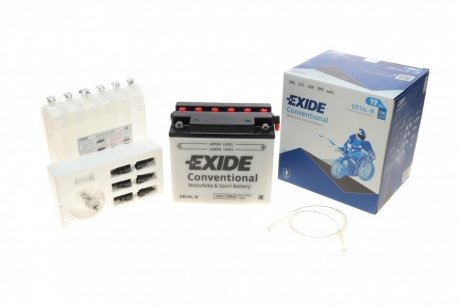 Акумулятор 19Ah-12v (EB16L-B) (175х100х155) R, EN190 EXIDE EB16LB