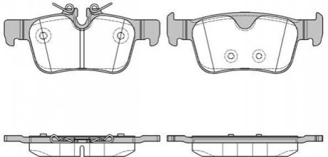 KLOCKI HAMULCOWE VOLVO S/V90 16> TYL 16MM BEZ CZUJN. SZT ROADHOUSE 2155110