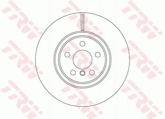 Диск гальмівний передн. вентил. BMW 2 F45 14- X1 F48 15- 330X24 V TRW DF6749S (фото 1)