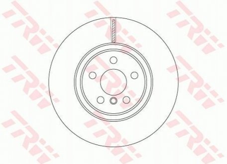 Диск гальмівний передн. вентил. BMW 2 F45 14- X1 F48 15- 330X24 V TRW DF6749S