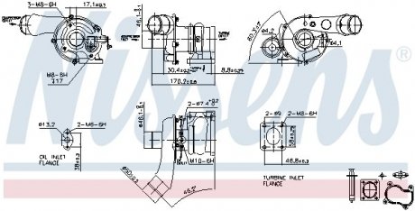 TURBOSPRКЇARKA FIAT IDEA PUNTO/LANCIA MUSA 1,9D 03- NISSENS 93101