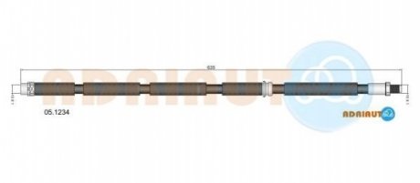 BMW Шланг тормозн.передн.E70 X5,F15 X5,E71 X6,F16 X6 07- ADRIAUTO 051234