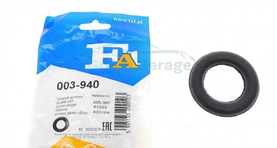 Гумовий кронштейн глушника BMW E38/E39/Renault 25/Master/Trafic Fischer Automotive One (FA1) 003940 (фото 1)