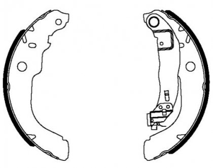 ZESTAW SZCZиK HAM. CITROEN C-ELYSEE/C3 12- KPL. Z CYLINDERKAMI TEXTAR 84084300