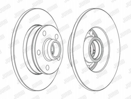 Диск гальмівний.. *! JURID 561620JC1