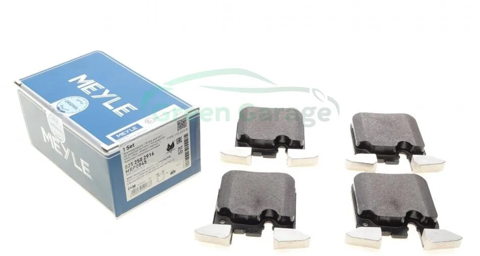 Колодки гальмівні BMW T. 1 F20/21 10-/3 F30-80 11-/4 F32 13- MEYLE 0252502916 (фото 1)