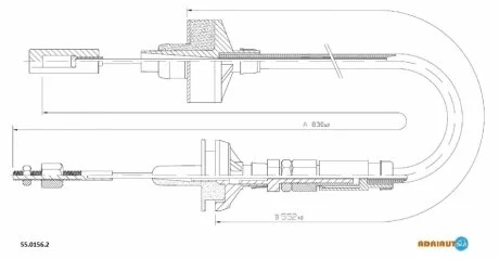 Тросик ADRIAUTO 5501562