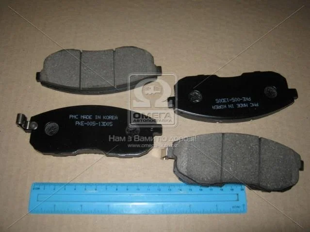 Колодка гальм. диск. NISSAN TIIDA(C11X) 07- (вир-во) PARTS-MALL PKE005 (фото 1)