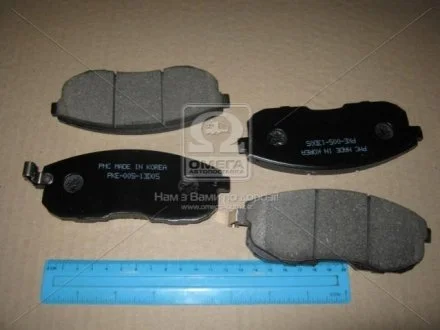 Колодка гальм. диск. NISSAN TIIDA(C11X) 07- (вир-во) PARTS-MALL PKE005