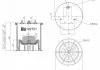 Подушка пневмопідвіски FEBI TRUCK IVECO LEWA TYLNA OЊ FEBI BILSTEIN 102721 (фото 1)