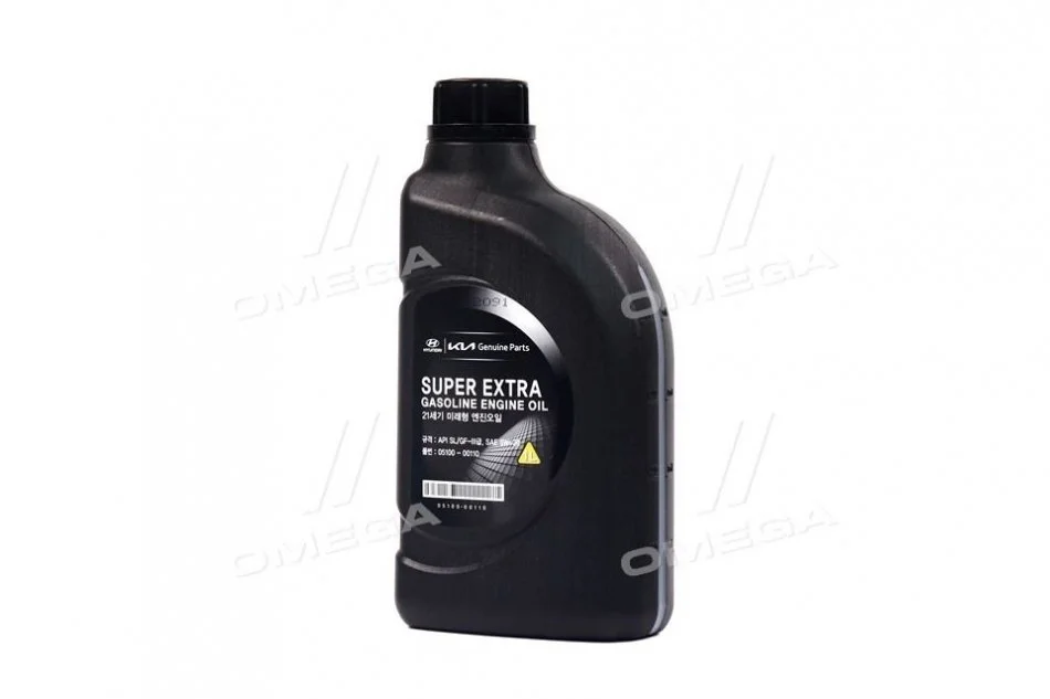 Масло моторн. Hyundai/Kia Super Extra Gasoline 5W-30 API SL, ILSAC GF-3, 05100-00110 (Канистра 1л) Hyundai/Kia/Mobis 0510000110 (фото 1)