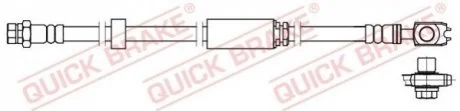 PRZEWOD HAMULC ELAST BRAKE HOSE W/BANJO BOLT SZT QUICK BRAKE 58871X